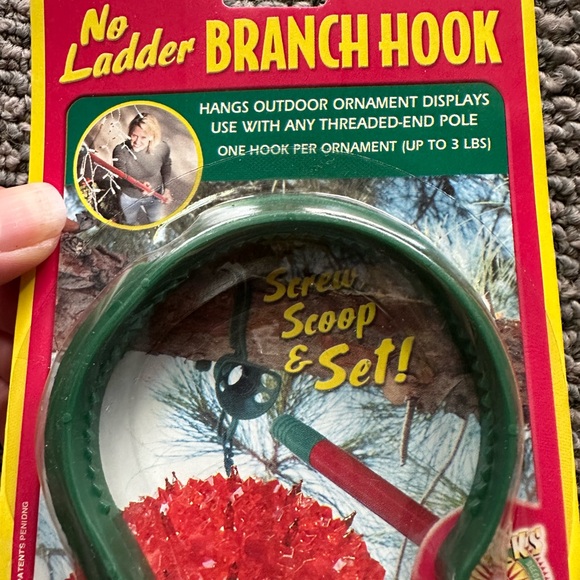 Branch Hook, hang outdoor ornament displays - Picture 3 of 7